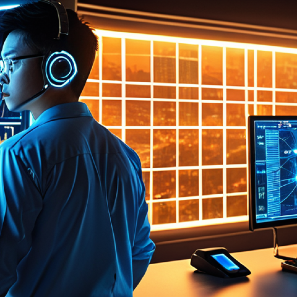 The Evolving Digital Frontier**
A determined cybersecurity professional, illuminated by the glow of multiple screens displaying abstract network diagrams and event logs. In the background, a dynamic, rapidly digitizing cityscape of Vietnam, hinting at its technological transformation. Subtle, glowing digital lines connect elements, representing the vast digital landscape under constant threat. The overall mood is one of urgency, passion, and vital protection in a complex, high-tech world.

**