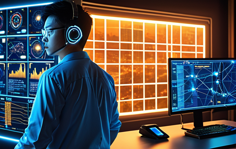 The Evolving Digital Frontier**
A determined cybersecurity professional, illuminated by the glow of multiple screens displaying abstract network diagrams and event logs. In the background, a dynamic, rapidly digitizing cityscape of Vietnam, hinting at its technological transformation. Subtle, glowing digital lines connect elements, representing the vast digital landscape under constant threat. The overall mood is one of urgency, passion, and vital protection in a complex, high-tech world.
**